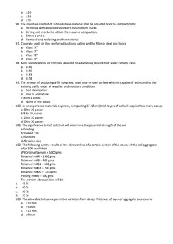 Materials Engineer Exam Review Guide | PDF | Concrete | Soil