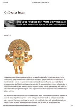 1/16/2018
Os Deuses Incas — Morte Súbita inc.
http://www.mortesubitainc.org/paganismo/textos-pagaos/os-deuses-incas
1/6
Os De