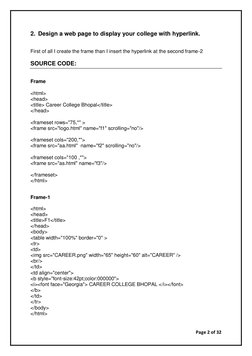 HTML Practical Exercises and Examples | PDF | Web Page | Hyperlink