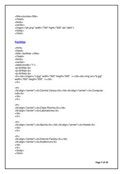 HTML Practical Exercises and Examples | PDF | Web Page | Hyperlink