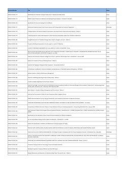 DocumentNumber
Title
Status
EEMUA PUB NO 173
Specification for Production Testing of Valves Part 4 - Butterfly and Globe Valv