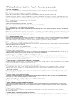 "HTP (House-Tree-Person) Casa-Árvore-Pessoa" — Transcrição da apresentação: 
1 HTP Casa; Árvore; Pessoa 
BUCK, J. H-T-P: casa