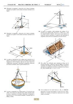 UNASAM  FIC        PRACTICA  DIRIGIDA  DE  FISICA   I               “FUERZAS”                  OLVG 
2011 
 
 
 
6 
40. Deter