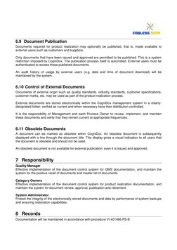 6.9 Document Publication 
Documents required for product realization may optionally be published, that is, made availab