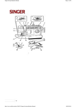 /  46 
h
i
h
i

Page 7 of 40
Singer Sewing Machine Manual
09/09/2010
http://www.scribd.com/doc/2384747/Singer-Sewing-Machi