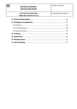 Installation Method Statement for Façade | PDF | Electrical Connector ...