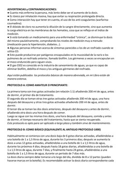 ADVERTENCIAS y CONTRAINDICACIONES: 
● Cuanto más enferma la persona, más lento debe ser el aumento de la dosis. 
● Es tóxico
