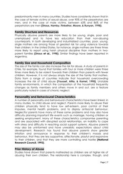 Page | 7  
 
predominantly men in many countries. Studies have consistently shown that in 
the case of female victims of se