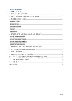 Page | i  
 
Table of Contents 
1. 
INTRODUCTION ..........................................................................
