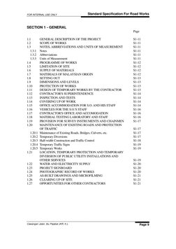 JKR Standard Specification for Road Works | PDF | Road | General Contractor