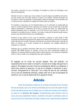 dos sorbos y devuelve el vaso a la bandeja. El ayudante se retira con la bandeja a otro
lado de la habitación.
Después de est