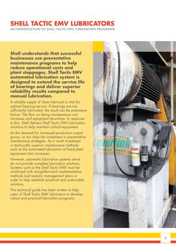 Shell Tactic EMV Lubrication Guide | PDF | Bearing (Mechanical) | Lubricant