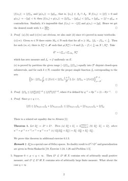 |f(xn)| →∥f∥∞and |g(xn)| →∥g∥∞, that is, {xn} ∈Af ∩Ag. If f(xn) →∥f∥> 0 and
g(xn) →−∥g∥< 0, then |f(xn) + g(xn)| →|∥f∥∞−∥g∥∞|