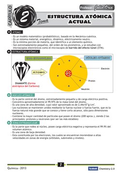 Julio Oria
Profesor:
2
CAPÍTULO
      - Es un modelo matemático (probabilístico), basado en la Mecánica cuántica.
      - Es