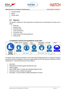 Method Statement for Earthing Installation | PDF | Personal Protective ...
