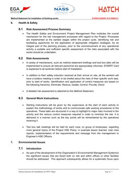 Method Statement for Earthing Installation | PDF | Personal Protective ...