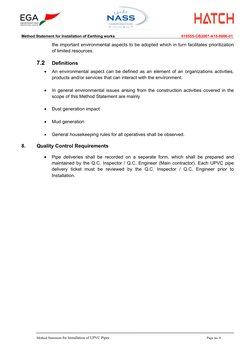 Method Statement for Earthing Installation | PDF | Personal Protective ...