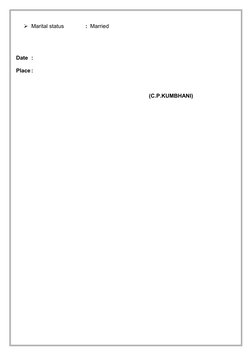 Marital status              :  Married
Date :
Place :