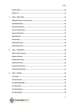 HTML Tutorial | PDF | Html Element | Html