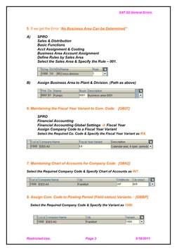 SAP SD Error Solutions Guide | PDF | Subroutine | Inventory