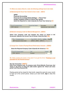 SAP SD Error Solutions Guide | PDF | Subroutine | Inventory