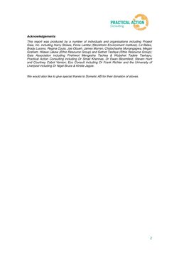 2 
Acknowledgements 
This report was produced by a number of individuals and organisations including Project 
Gaia, Inc