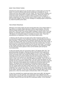 Two-Stroke Engine Tuning Guide | PDF | Internal Combustion Engine ...