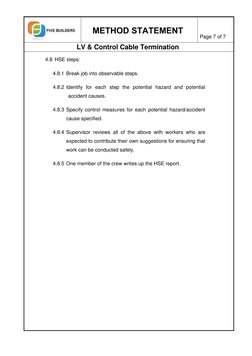 LV & Control Cable Termination Guide | PDF | Electricity | Electrical ...