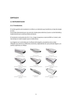 9 
 
 
 
 
 
CAPITULO ll 
 
2.1 INSTRUMENTACION  
 
2.1.1 Transductores 
 
El nombre genérico de transductor se refiere a un