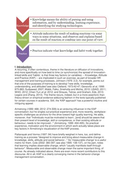 Understanding the KAP Model Framework | PDF | Attitude (Psychology ...
