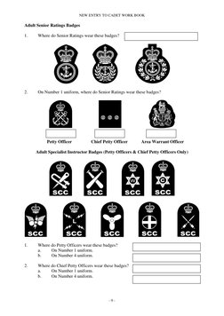 Junior Sea Cadet Training Workbook | PDF | Officer (Armed Forces) | Non ...