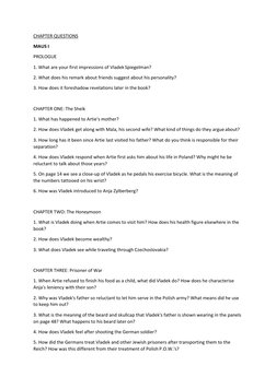 Maus Chapter Questions and Answers | PDF | Unrest