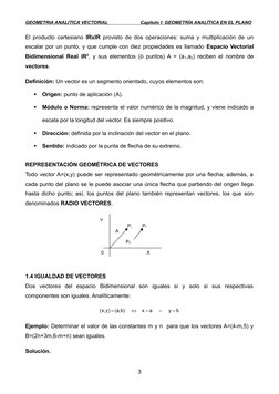 GEOMETRIA ANALITICA VECTORIAL                         Capítulo I: GEOMETRÍA ANALÍTICA EN EL PLANO
El producto cartesiano  IRx