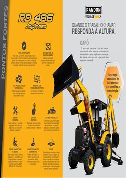 DESIGN
MODERNO
Linhas modernas e arrojadas, 
englobando vários itens de 
segurança, que auxiliam o 
trabalho do operador.
CEN