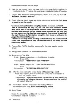 Guidelines for Lectors and Commentators | PDF | Mass (Liturgy) | Jesus