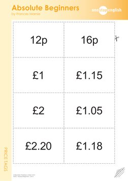 •PHOTOCOPIABLE•
CAN BE DOWNLOADED
FROM WEBSITE
Absolute Beginners
by Frances Marnie
© Macmillan Publishers Limited, 2013
ESOL