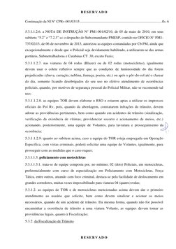 R E S E R V A D O  
Continuação da NI N° CPRv-001/03/15 .....................................................................
