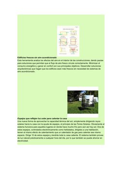 Edificios frescos sin aire acondicionado 
Esta herramienta analiza los efectos del aire en el interior de las construcciones,