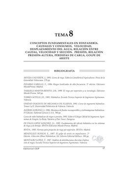 TEMA
TEMA88
CONCEPTOS FUNDAMENTALES EN FONTANERÍA.
CONCEPTOS FUNDAMENTALES EN FONTANERÍA.
CAUDALES Y CONSUMOS,  VELOCIDAD,
CA