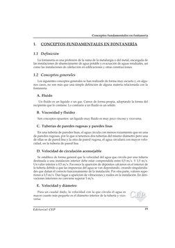 1.
CONCEPTOS FUNDAMENTALES EN FONTANERÍA
1.1 Definición
La fontanería es una profesión de la rama de la metalurgia o del meta