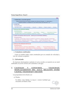 c. Contadores combinados
Como su nombre indica, están constituidos por un contador de velocidad y
otro de volumen acoplados.