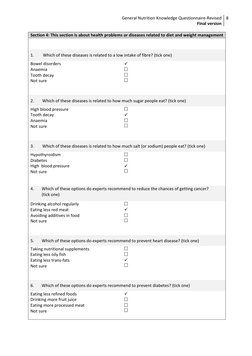 General Nutrition Knowledge Questionnaire | PDF | Body Mass Index | Obesity