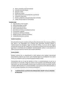 
Marca conocida a nivel Internacional

Zona de recreación amplia

Atención cordial

Ambientes limpios

Mala reputación e