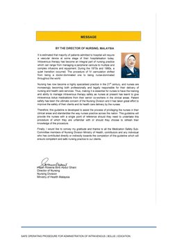  
SAFE OPERATING PROSEDURE FOR ADMINISTRATION OF INTRAVENOUS ( BOLUS ) EDICATION 
 
 
 
 
 
 
 
 
