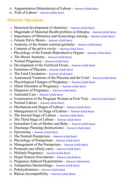 Essential OBG Nursing Notes PDF | PDF | Childbirth | Obstetrics