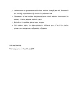 5. The students are given extensive written material t