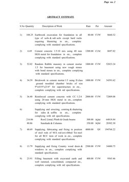 Bank Loan Construction Estimate Report | PDF | Wall | Basement