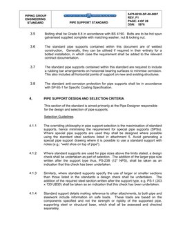 Pipe Support Design Standards Guide | PDF | Pipe (Fluid Conveyance ...