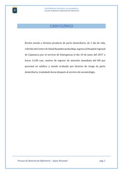 UNIVERSIDAD NACIONAL DE CAJAMARCA 
 
 
 Escuela Académico Profesional De Enfermería 
 
 
Proceso de Atención de Enfermería –