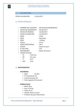 UNIVERSIDAD NACIONAL DE CAJAMARCA 
 
 
 Escuela Académico Profesional De Enfermería 
 
 
Proceso de Atención de Enfermería –